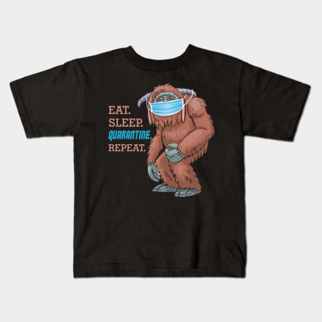 Ludo EAT SLEEP Kids T-Shirt by xoxocomp